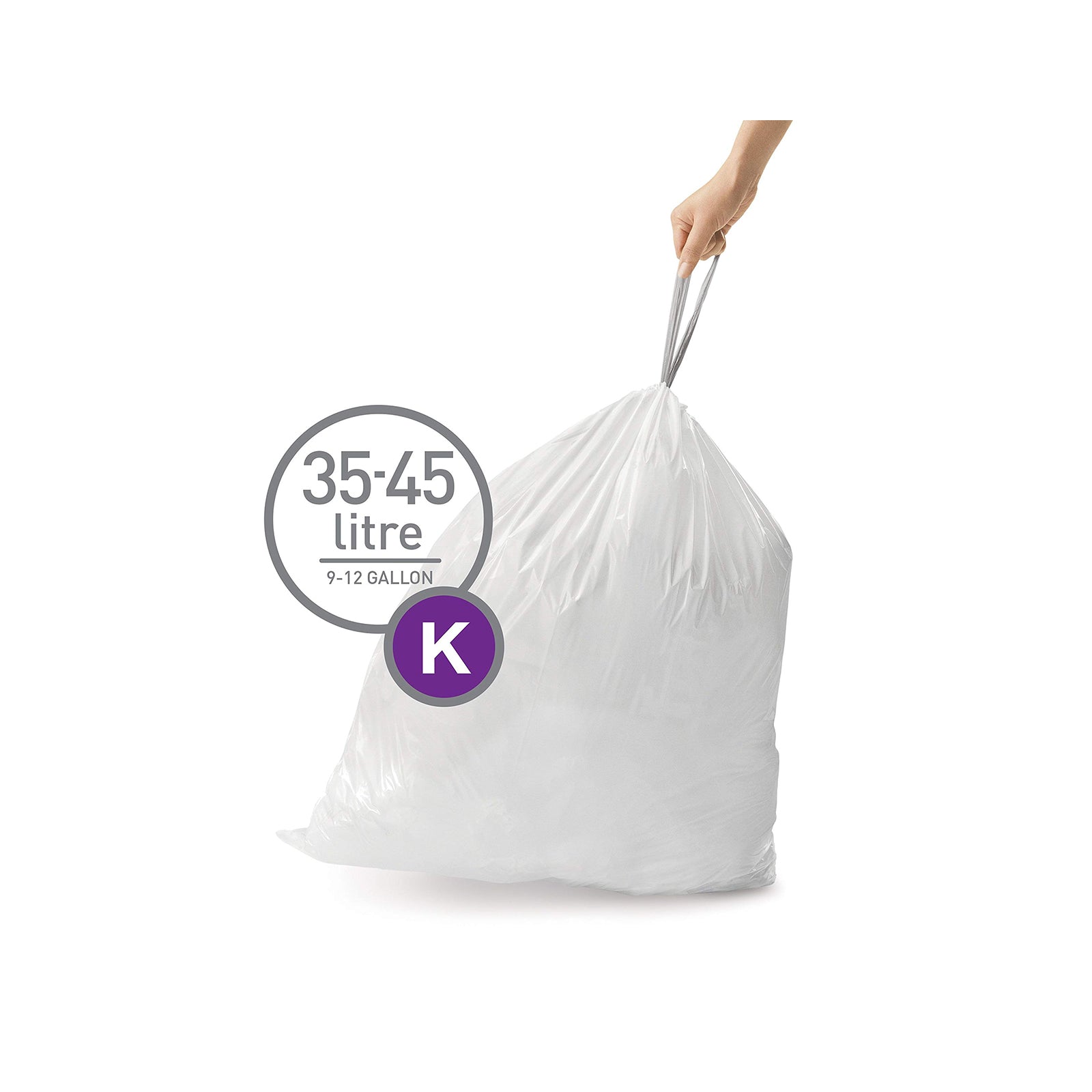 Liner Code K38L Pack of 20 SIMPLE HUMAN